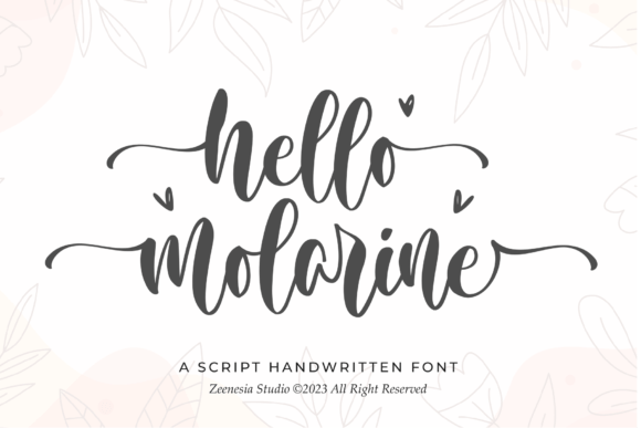 Download Hello Molarine Font - Hello Collection
