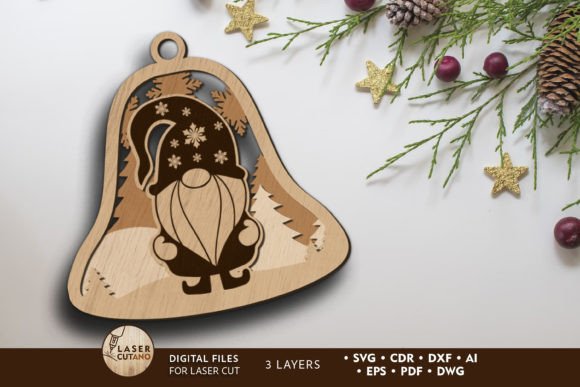 Download Christmas Tree Decor Ornament, Wood Cut - Wood cut Collection