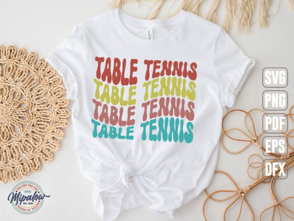 Download Table Tennis Svg, Wavy Text. - Table tennis svg Collection