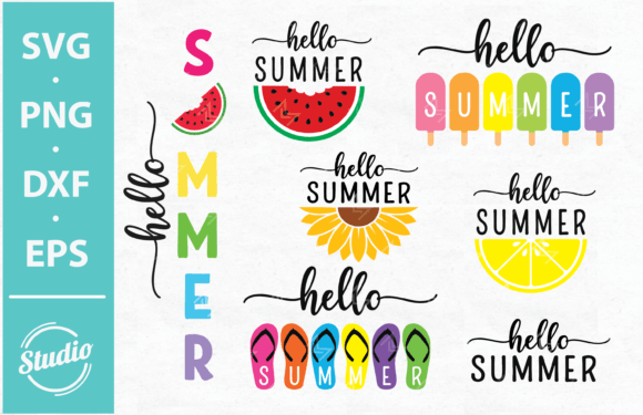 Download Hello Summer SVG, Summer Porch Sign - Hello Collection