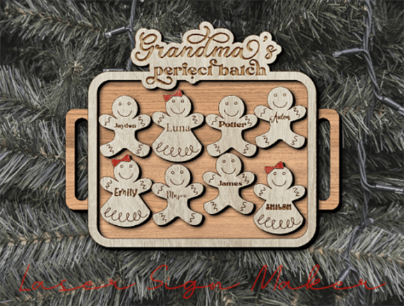 Download Grandma Ornament Svg, Grandkids Ornament - Premium Bundle