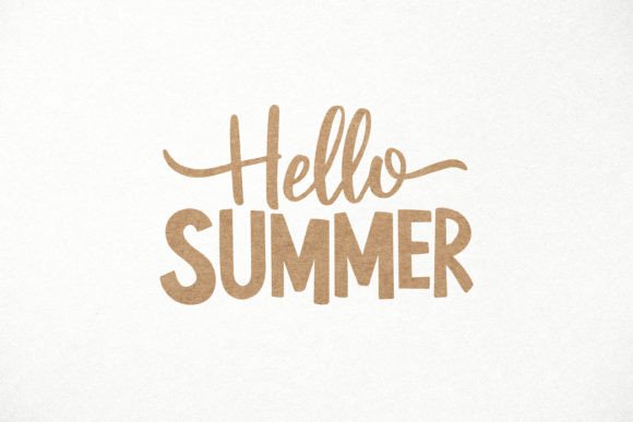 Download Hello Summer SVG. Hand Written Quote SVG - Hello Collection