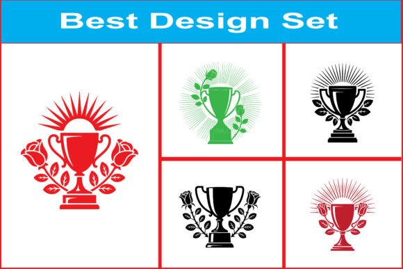 Download Trophy Rose Award SVG Bundle - Premium Resources