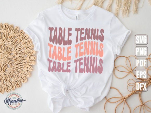 Download Table Tennis Svg, Wavy Text. - Table tennis svg Collection
