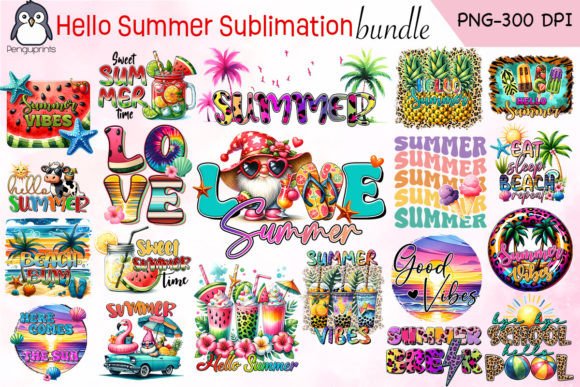 Download Hello Summer Sublimation Bundle - Hello Collection